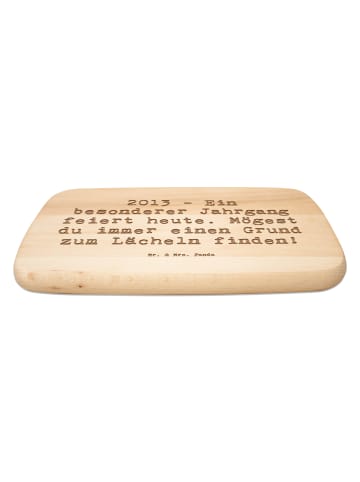 Mr. & Mrs. Panda Holzbrettchen Spruch 2013 Geburtstag Freude mit... in Transparent