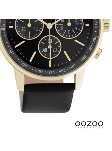 Oozoo Armbanduhr Oozoo Timepieces schwarz groß (ca. 42mm)