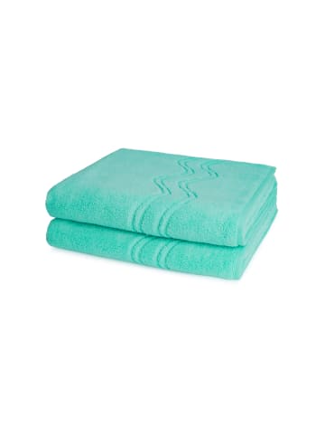 Ross 2 X Duschtuch - Im Set Cashmere feeling in Bleached Aqua