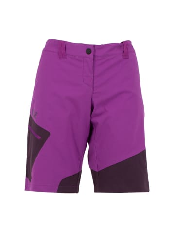 Jack Wolfskin Hose Norrish Flex Hiking Softshell Shorts in Lila