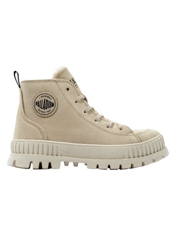 Palladium Schnürschuhe in Beige