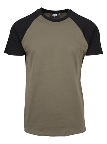 Urban Classics T-Shirts in olv/blk