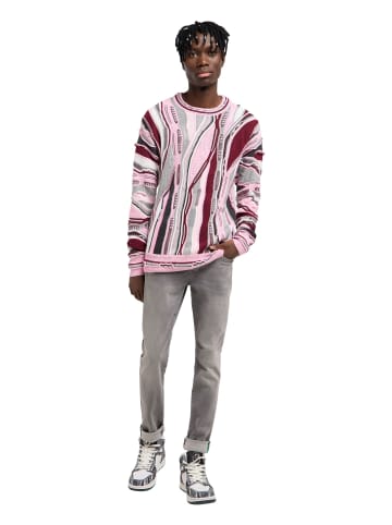 Carlo Colucci Rundhalspullover Fazio in Rosa