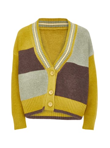boline Strickjacke in Moosgrün