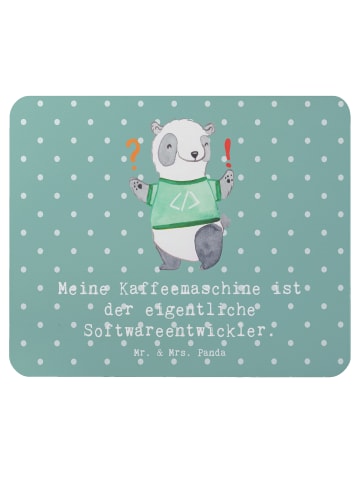 Mr. & Mrs. Panda Mauspad Softwareentwickler Held mit Spruch in Meeresbrise
