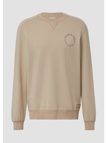 s.Oliver Sweatshirt in 81D1_beige