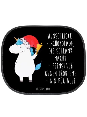 Mr. & Mrs. Panda Sonnenschutz Auto Einhorn Weihnachtsmann mit Sp... in Schwarz