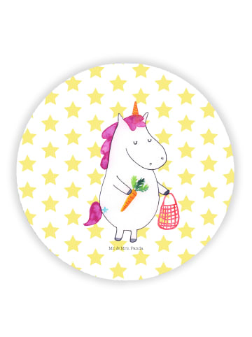 Mr. & Mrs. Panda Kühlschrankmagnet Einhorn Vegan ohne Spruch in Weiß