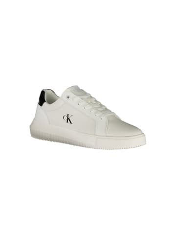 Calvin Klein Weiße Polyurethan-Sneaker