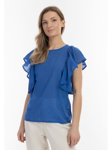 DreiMaster Vintage Damen Blusenshirt in Blau