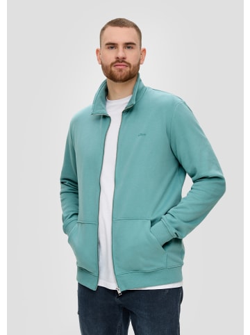 s.Oliver Sweatshirt Jacke in 6557_minze