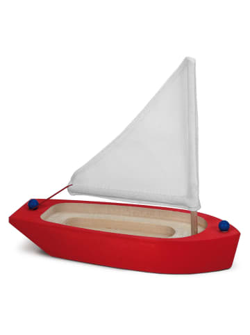 Glückskäfer Segelschiff, klein 22 x 9 x 20 cm in rot