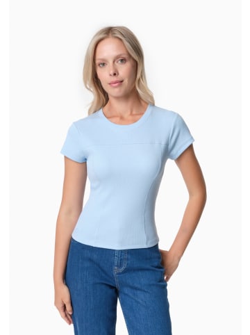 Organication T-Shirt "TILLDA" in Muschelblau