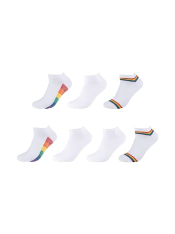 camano Sneakersocken 7er Pack rainbow