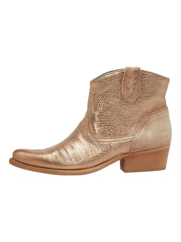 Felmini Stiefelette in Gold-Braun