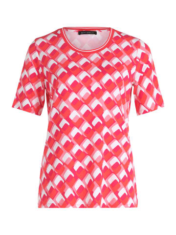 Betty Barclay Basic Shirt mit Print in Rot/Weiß