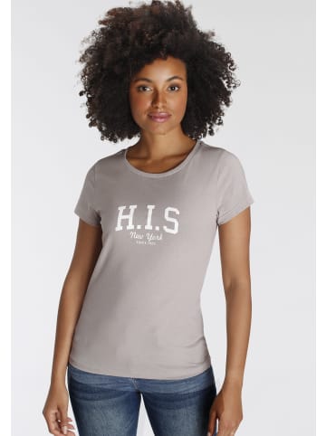 H.I.S. T-Shirt in grau
