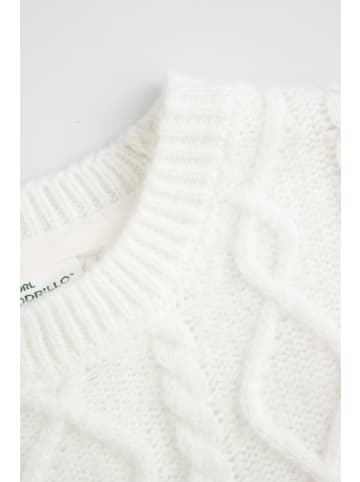 Coccodrillo Strickweste in ecru