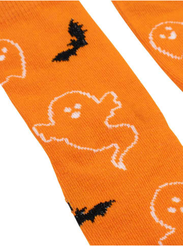 United Labels Halloween Socken Fledermaus Geist Kindersocken Söckchen in orange