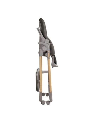 Kikkaboo Kinderhochstuhl Olive Räder in grau
