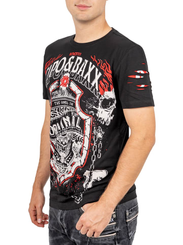Cipo & Baxx Herren Regular Fit T-Shirt in Black
