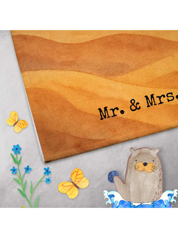 Mr. & Mrs. Panda Handtuch Sternzeichen Skorpion Design ohne Spruch in Weiß