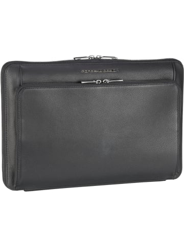 Porsche Design Laptop Hülle Roadster Leather Notebook Sleeve 1520 in Black