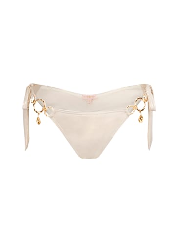 Moda Minx Bikini Hose Mykonos Pendant Hoop Tie Side in Beige