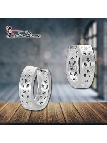 SilberDream 925er Sterling Silber Damen Creolen Ohrring ca. 15mm