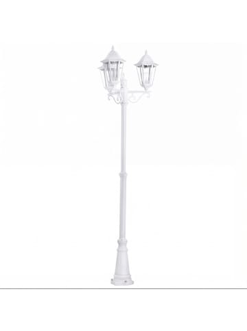 Licht-Erlebnisse Wegeleuchte (B)56 x (L)56 x (H)220 cm in Weiß Klar