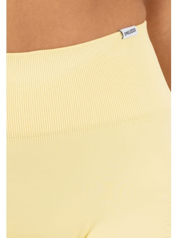 SMILODOX Leggings Timea Scrunch in Gelb