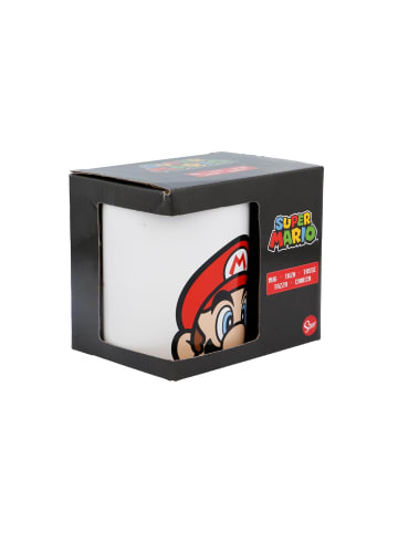 Stor Kinderbecher Mario Head Super Mario 325 ml weiß in weiß
