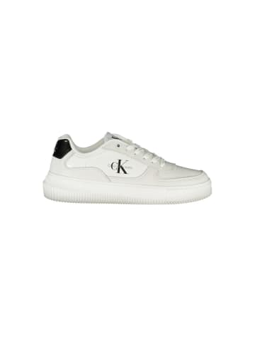 Calvin Klein Weiße Leder-Sneaker