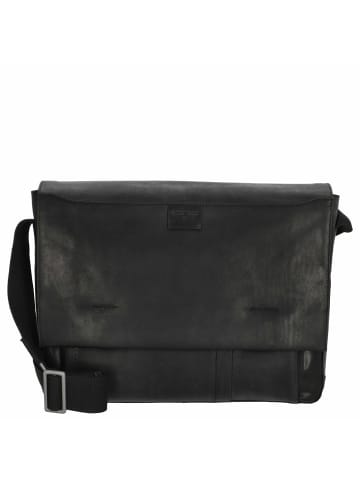 Strellson Brick Lane Jeremy - Schultertasche L 39 cm (black) in schwarz