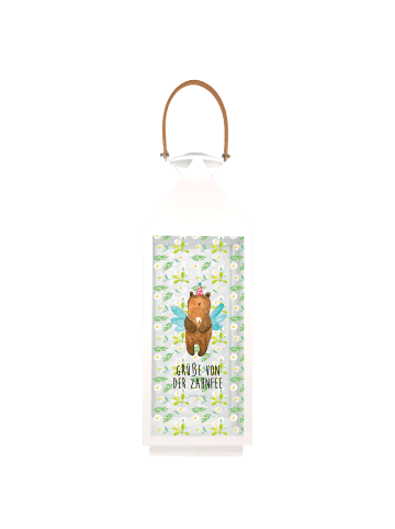 Mr. & Mrs. Panda Gartenlaterne Bär Zahnfee mit Spruch in Transparent