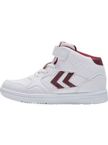 Hummel Sneaker Mid Camden High Jr in WHITE/RED