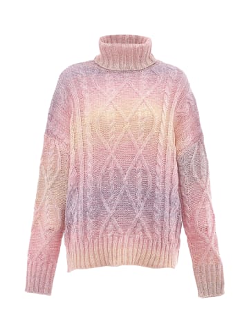 myMo Damen Rollkragenpullover in REGENBOGEN