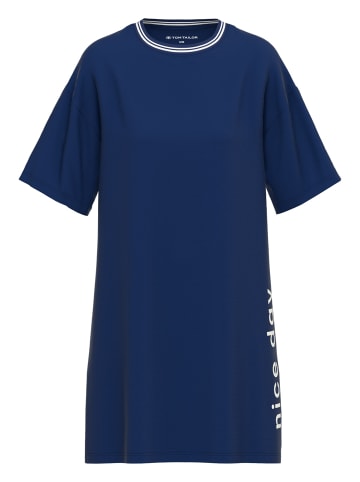 Tom Tailor Nachthemd Breda in blau-mittel-Allover
