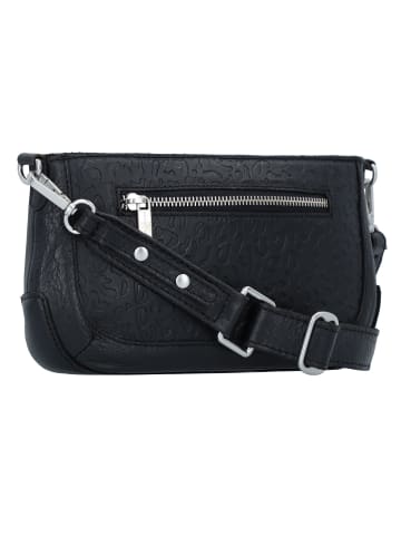 Cowboysbag Lovely leopard Umhängetasche Leder 25 cm black