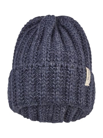 Sterntaler Strickmütze Umschlag in marineblau