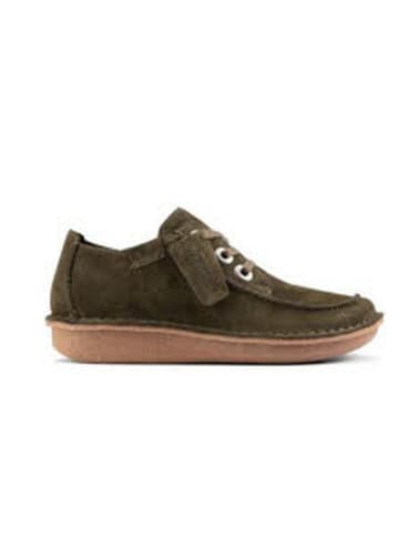 Clarks Schnürschuhe Funny Dream in DARK GREEN SUEDE