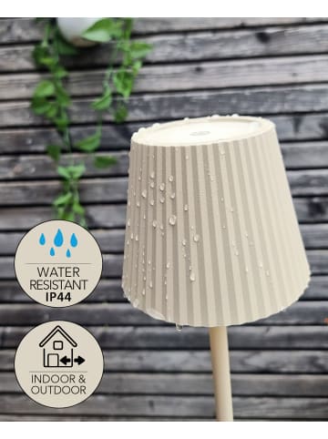 Coen Bakker LED Tischlampe dimmbar Touch Farbwechsler IP44 Innen & Außen 36,5x11cm in Terra