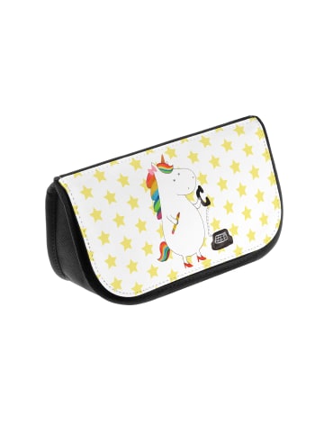 Mr. & Mrs. Panda kosmetiktäschchen Einhorn Sekretärin ohne Spruch in Weiß