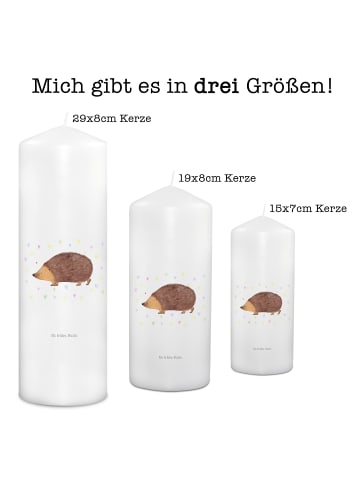 Mr. & Mrs. Panda Laternenkerze Igel Herzen ohne Spruch in Weiß