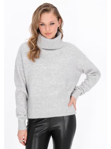 myMo ROCKS Women Sweater in light grey melange