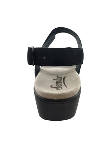 Semler Komfort Sandalen in Schwarz