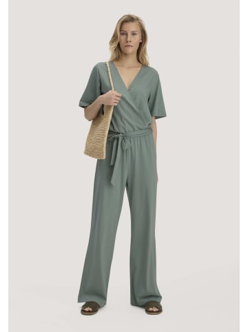 Hessnatur Jersey Overall in mattgrün