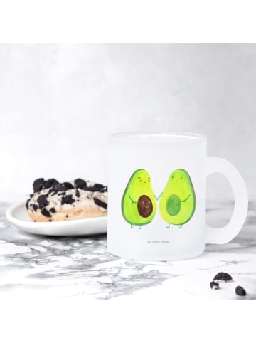 Mr. & Mrs. Panda Tasse Avocado Pärchen ohne Spruch in Transparent