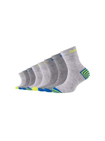 Skechers Socken 8er Pack mesh ventilation in hellgrau mix