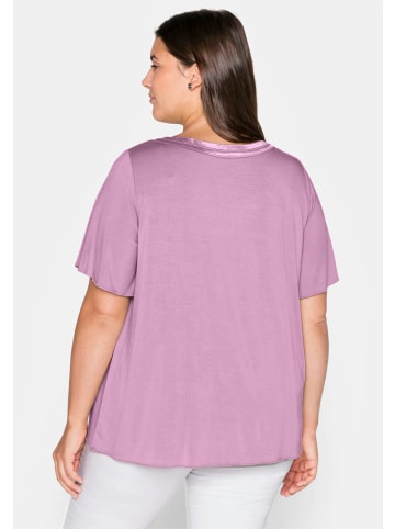 sheego T-Shirt in orchidee